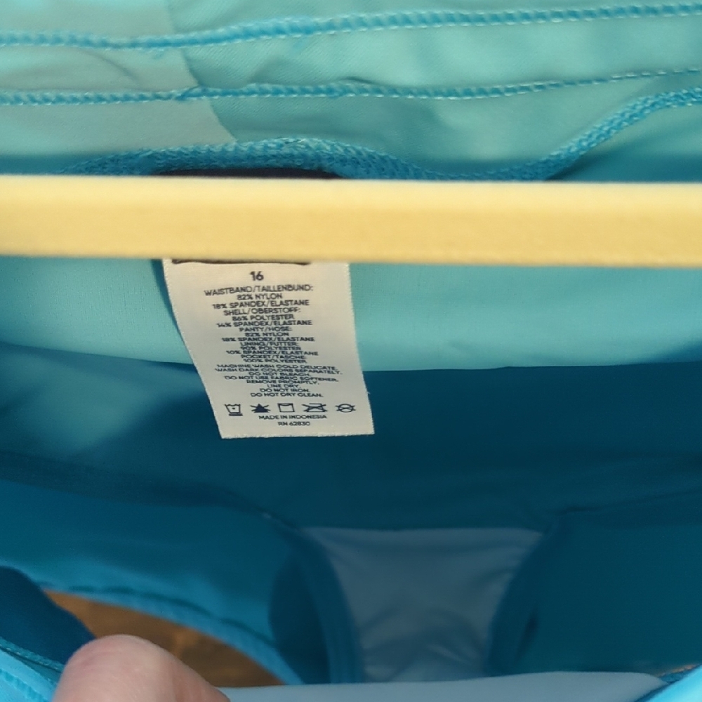 Aqua Blue Athletic Shorts - Picture 6 of 6